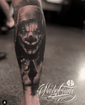 Tattoo work done by tattoo artist David Nash. 