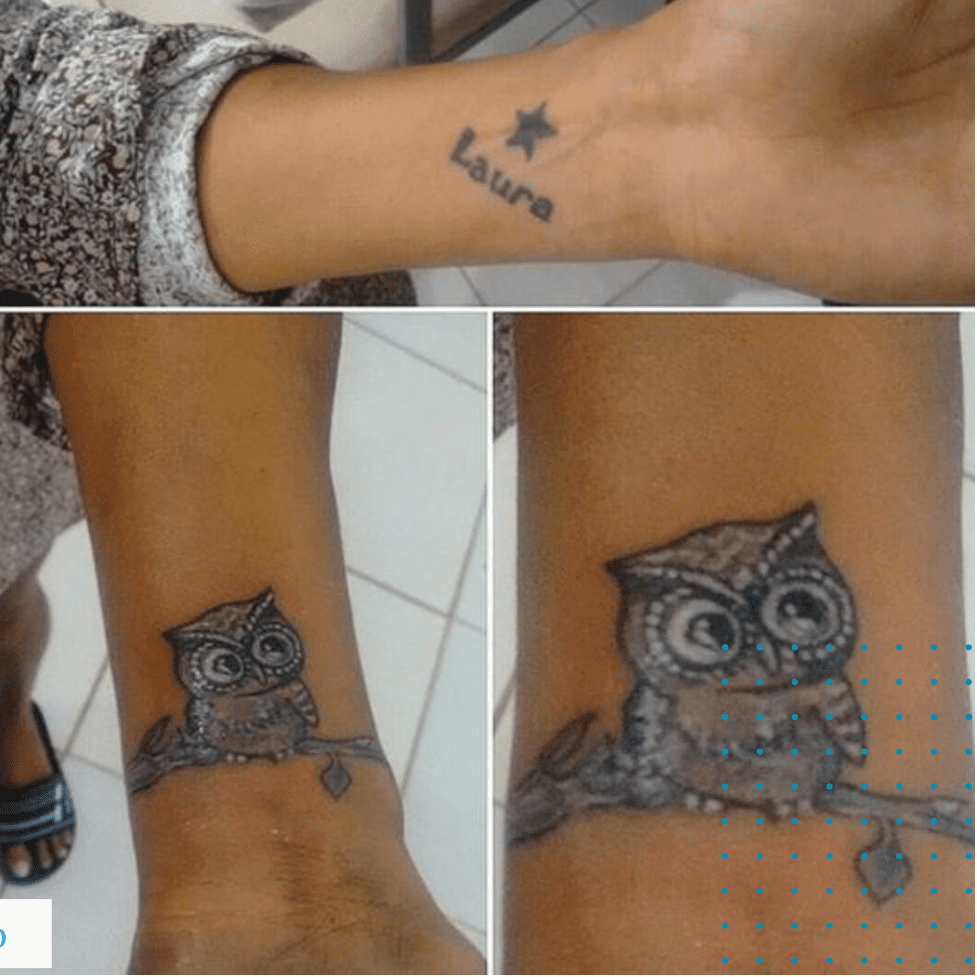 owl tattoo cover up