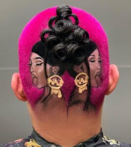 cardi b hairstyle