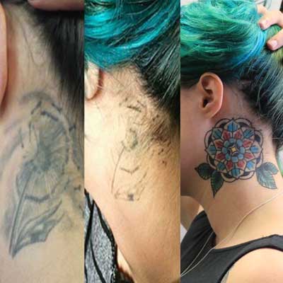 Neck Tattoo Coverup