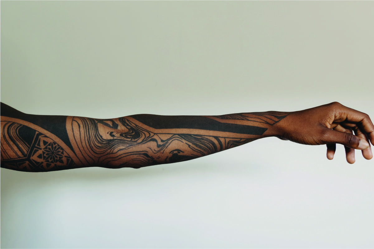 Tattoo Cover Up Calf Sleeve - Light Skin Tone