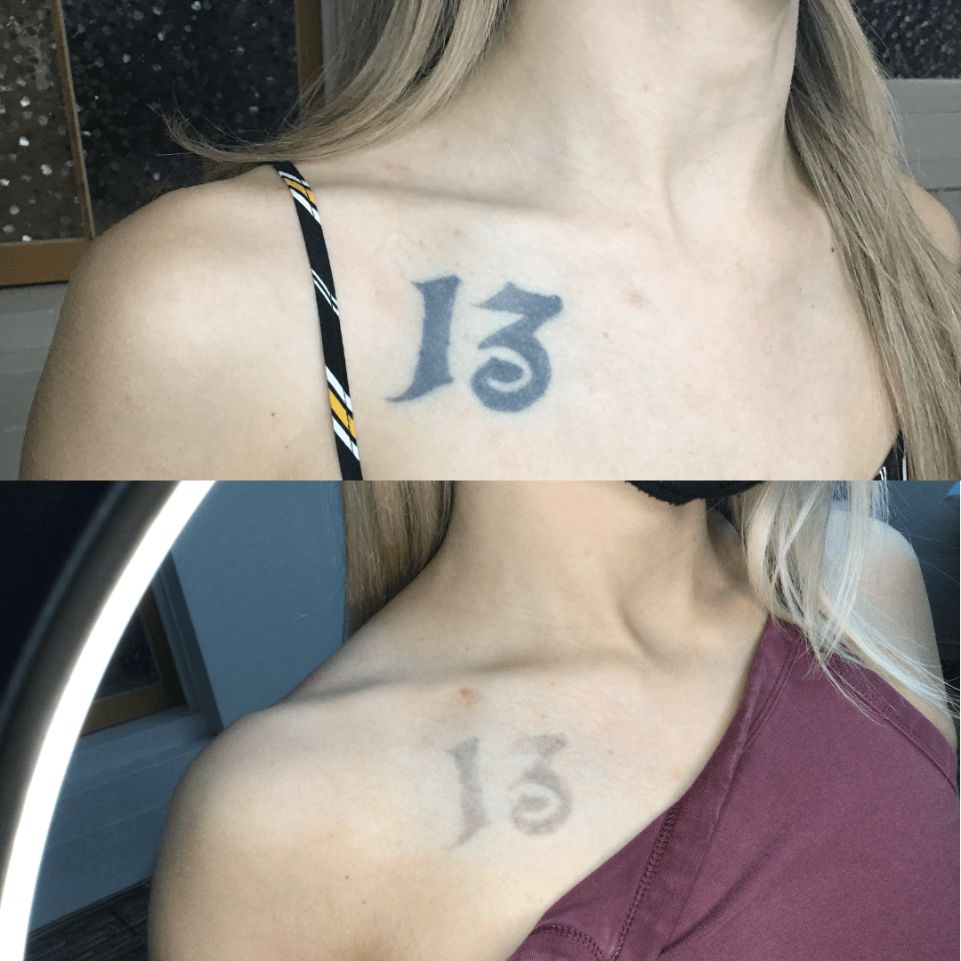 Friday the 13th tattoo, chest tattoo, 13 tattoo
