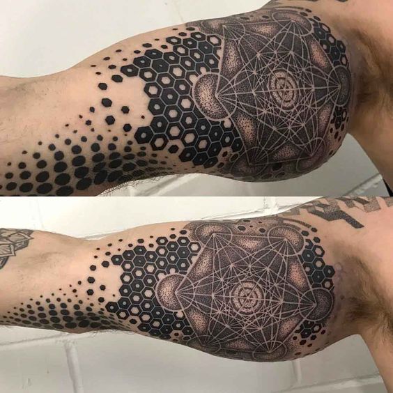 upper arm tattoo ideas for men simple